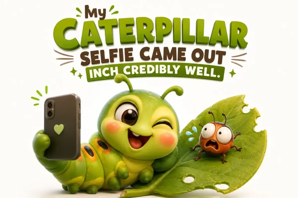 Caterpillar Puns For Social Media Posts