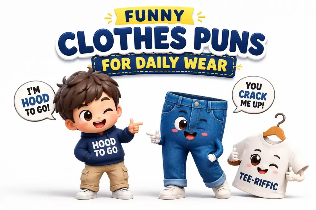 Funny Clothes Puns For Daily Wear