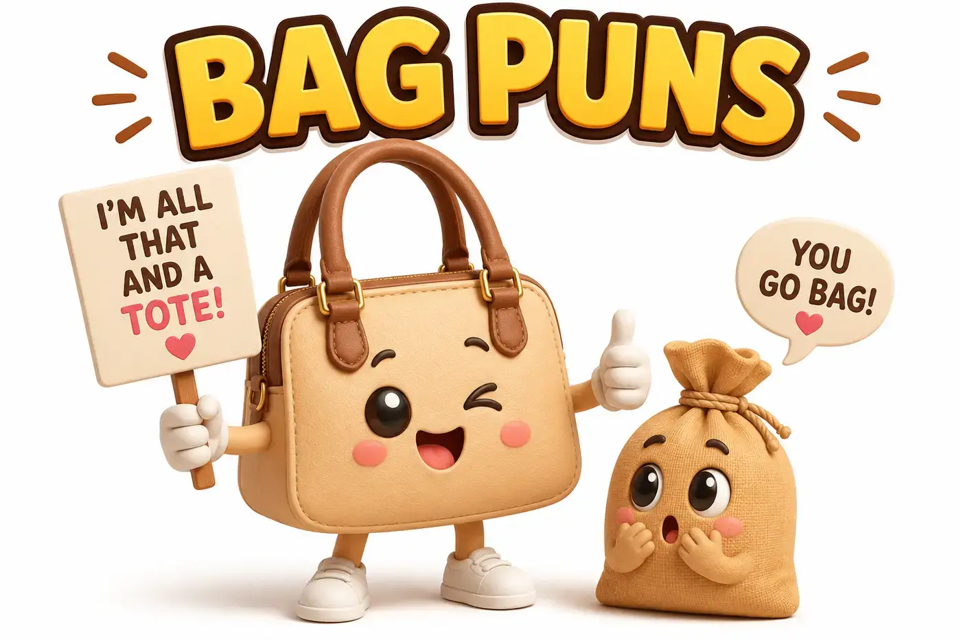 Bag Puns: 350+ Tote-ally Funny One-Liners & Jokes