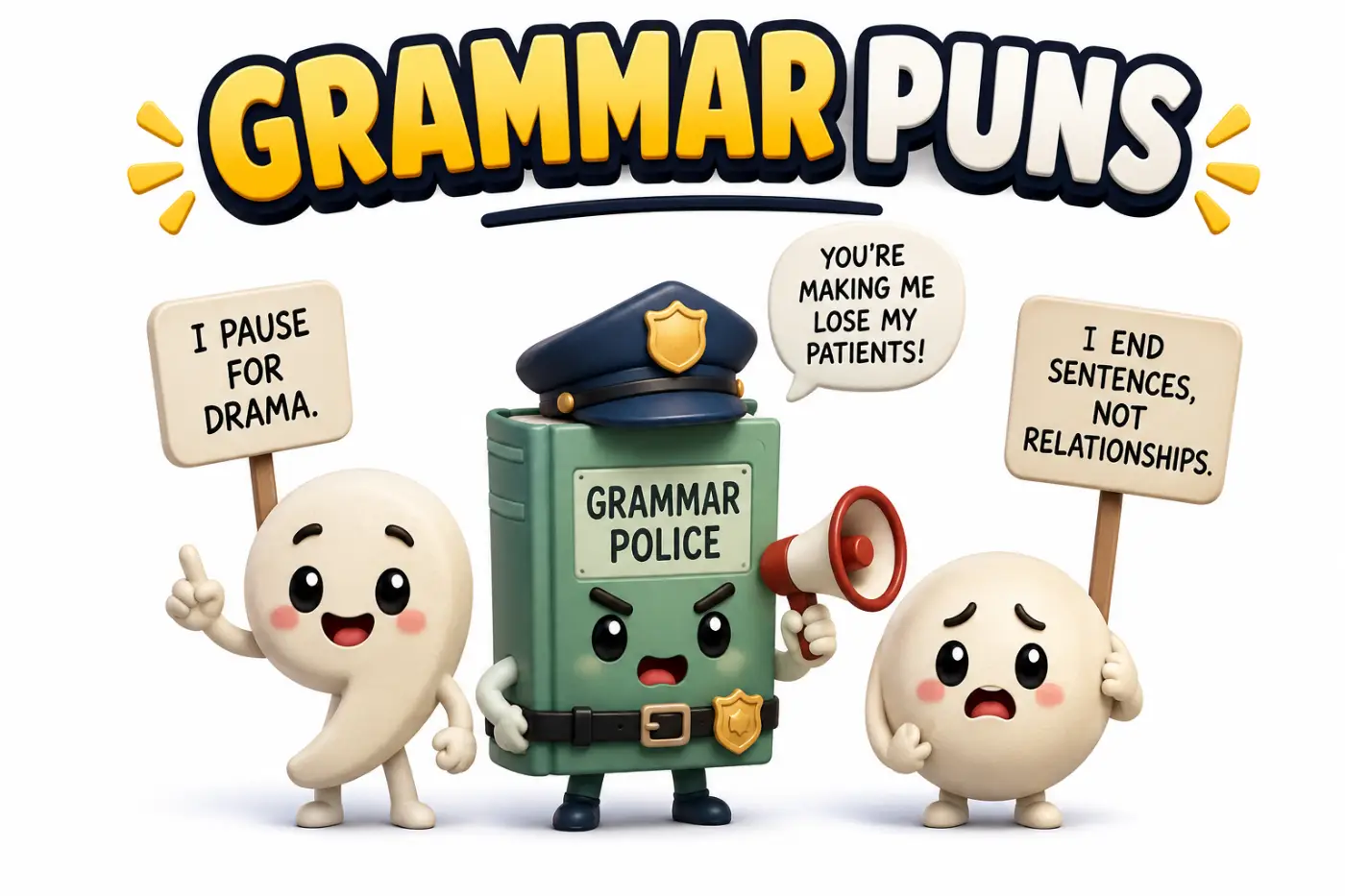 Grammar Puns That Are Comma Nly Hilarious