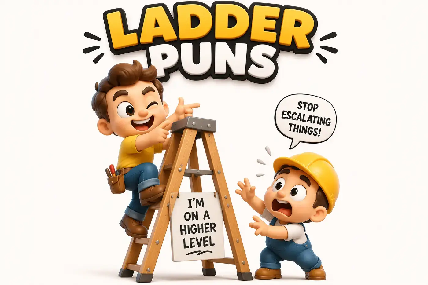 Ladder Puns That Will Take Your Humor To New Heights