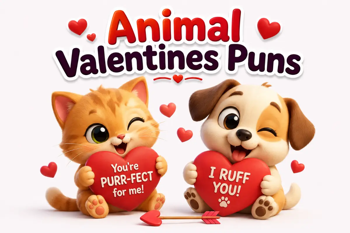Best Animal Valentines Puns That Will Steal Your Heart