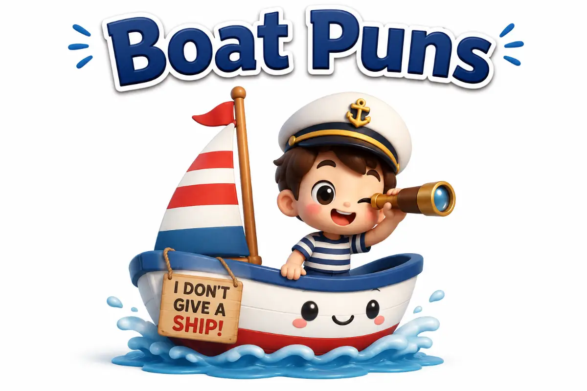 Boat Puns That Will Keep You Laughing All The Way To Shore