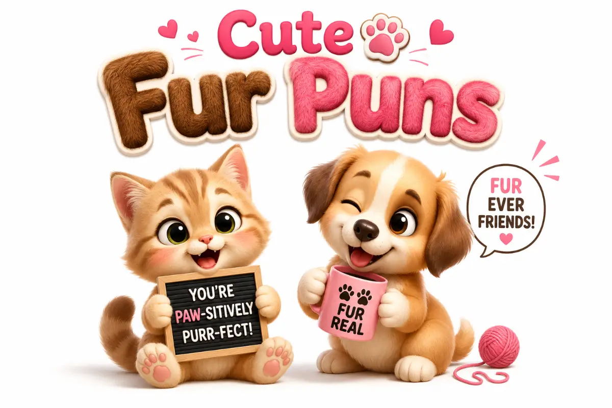 Cute Fur Puns That Are Impossible to Brush Off