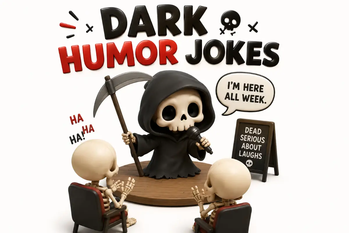 400+ Dark Humor Jokes That Make Awkward Moments Funny