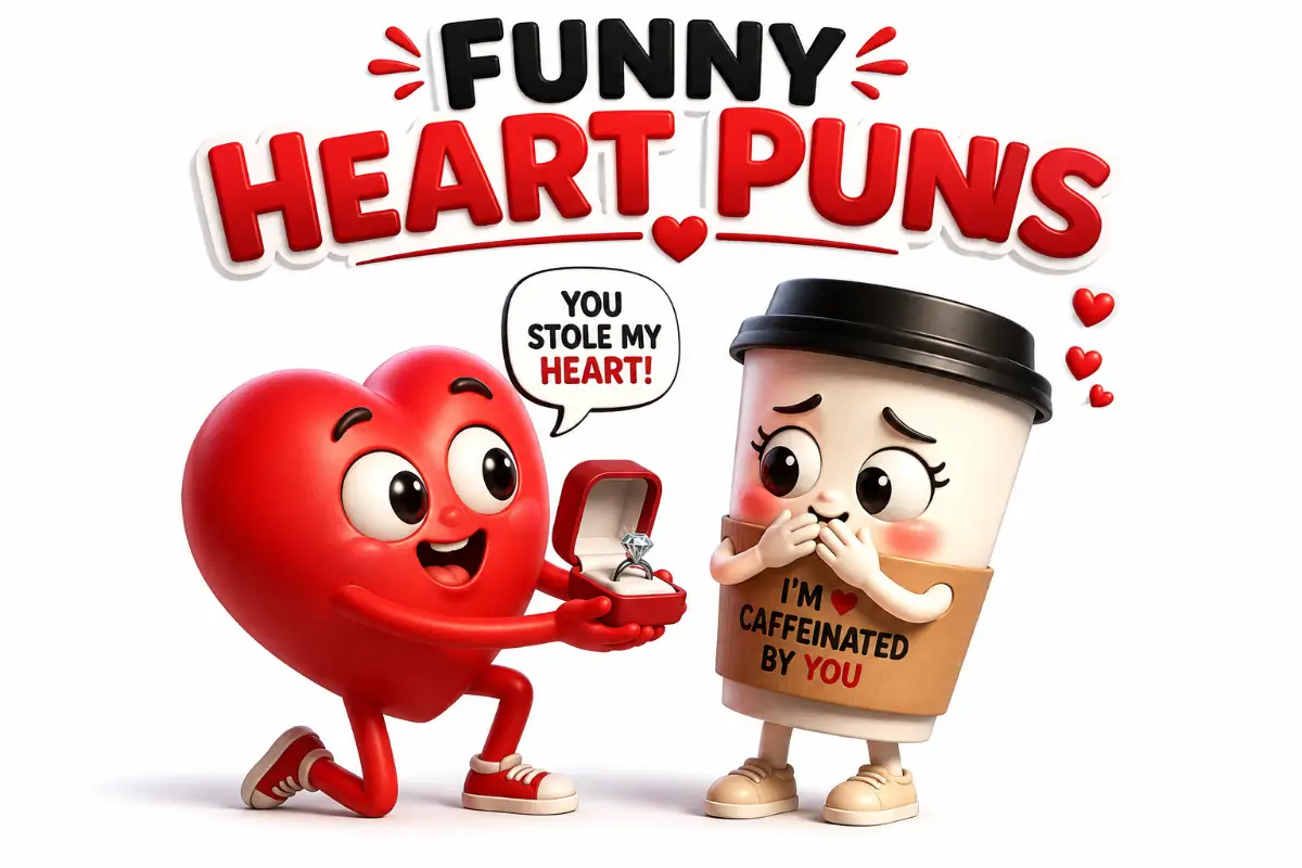 Funny Heart Puns That Will Make Your Heart Skip A Beat (2026)