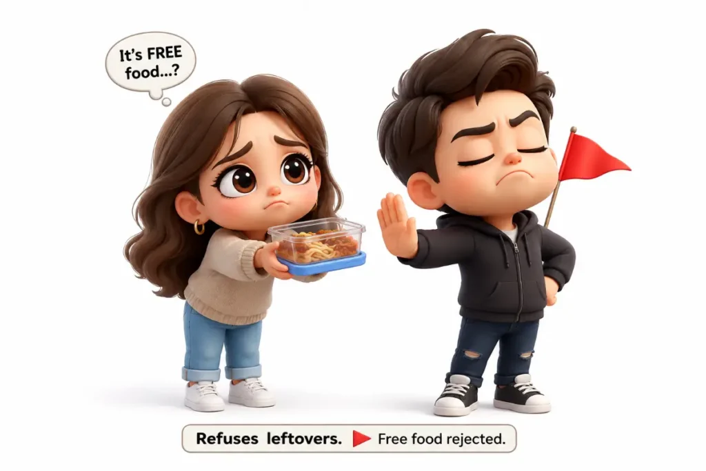 Funny Red Flags About Food