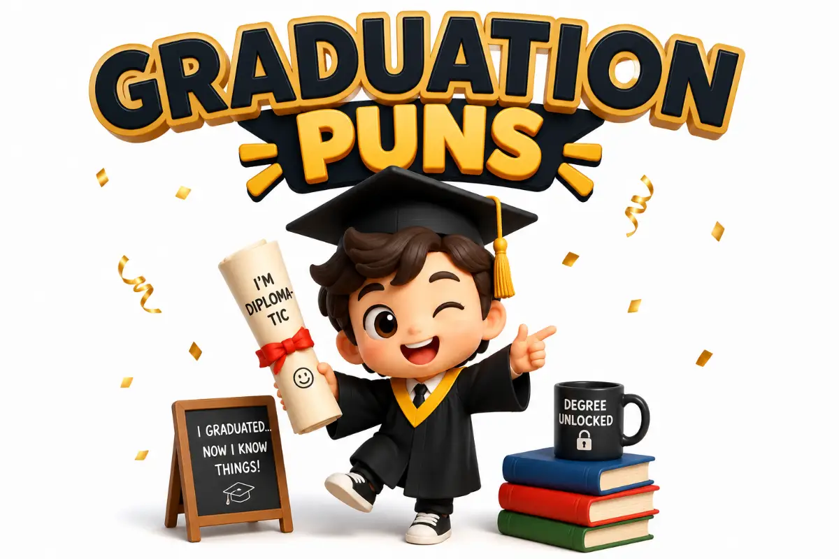 Graduation Puns That Deserve Their Own Diploma (300+ Best One-Liners)