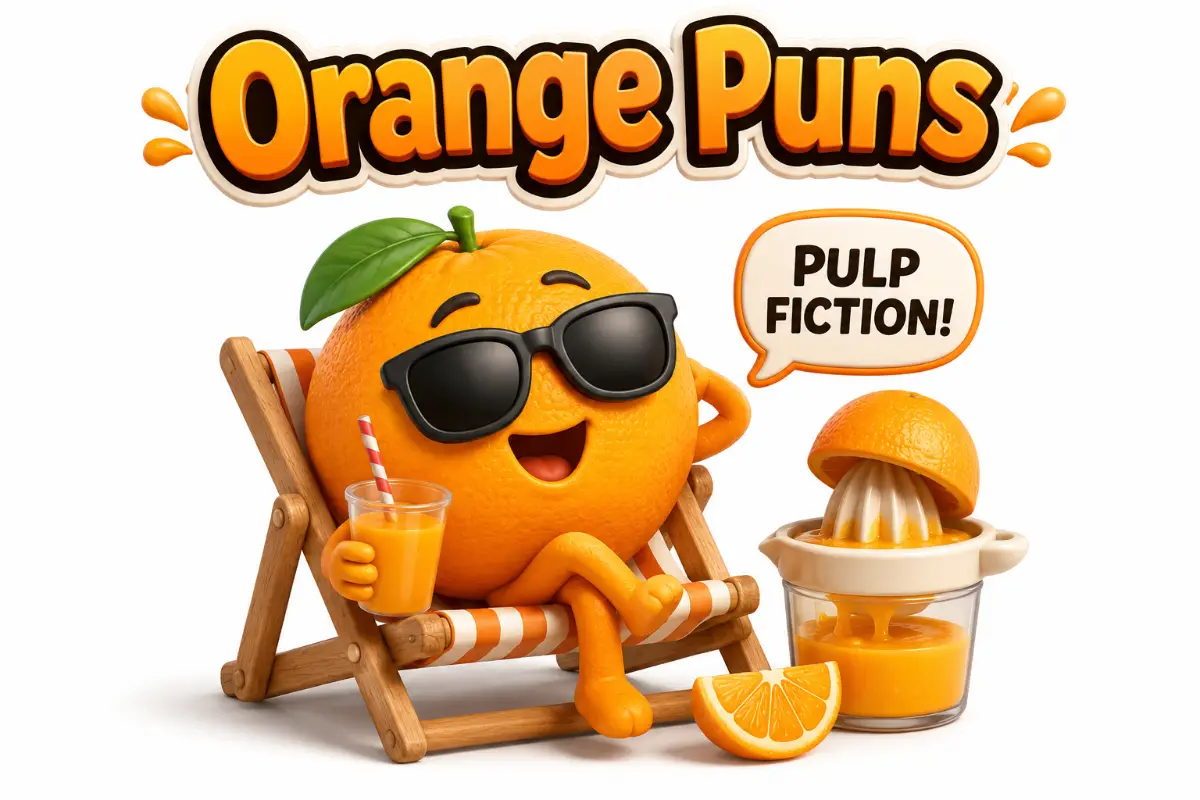 Orange Puns That Are Simply A Peel Above The Rest